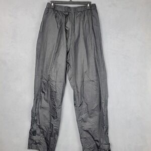Antigua Antech Rain Pants Mens Large‎ Black Waterproof Wind Resistant Zip Ankle